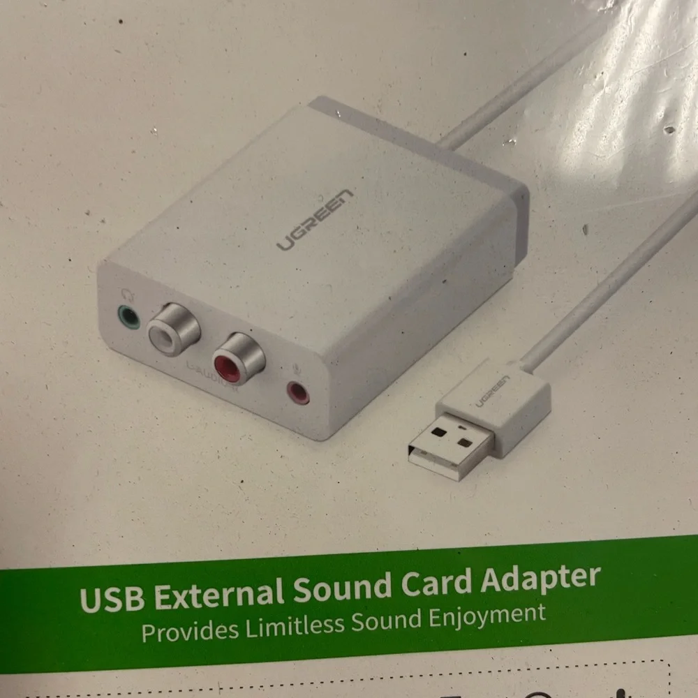 Computer interface Usb New RCA audio connectors